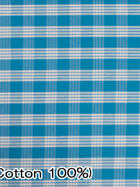 ハワイアンプリント生地 NO.939（コットンパラカチェック）