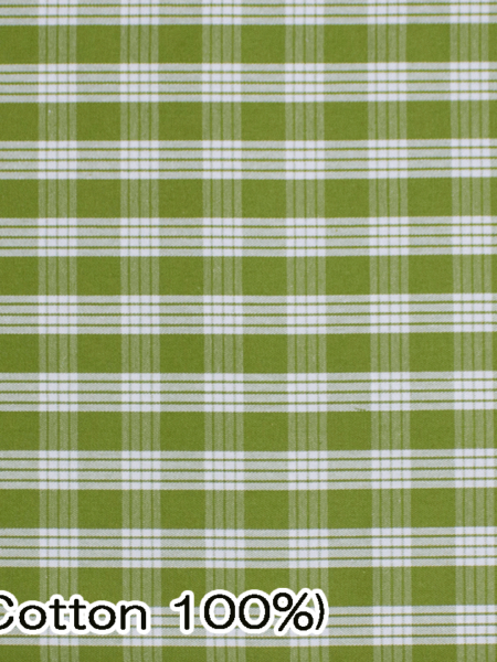 ハワイアンプリント生地 NO.946（コットンパラカチェック）